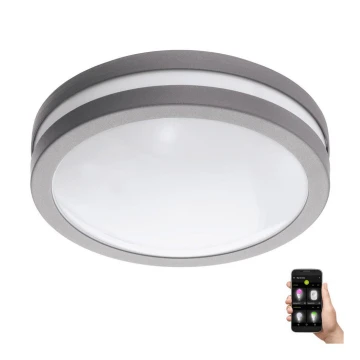 Eglo 33572 - LED dimmelhető fürdőszobai lámpa LOCANA-C LED/14W/230V IP44 ezüst