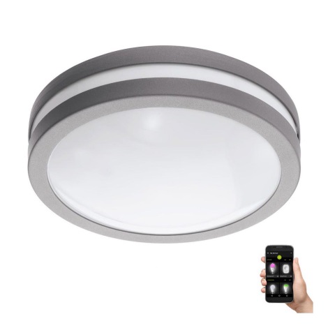 Eglo 33572 - LED dimmelhető fürdőszobai lámpa LOCANA-C LED/14W/230V IP44 ezüst