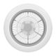 Eglo - LED Dimmelhető mennyezeti ventilátor SAYULITA 25,5W/230V fehér/szürke + távirányító