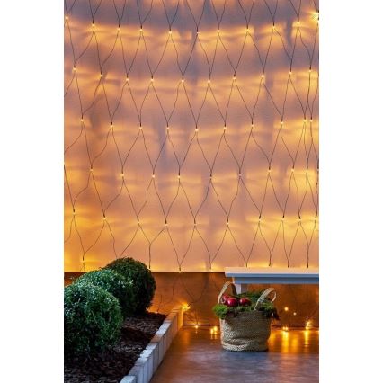 Eglo - LED Kültéri karácsonyi lánc 160xLED 2m IP44 meleg fehér