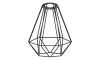 Eglo 74056 - Lámpaernyő CAPOLIVERI átm. 17,5 cm fekete