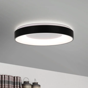 Eglo 75661 - LED Dimmelhető mennyezeti lámpa JUTIO 4xLED/8,1W/230V fekete + távirányítás