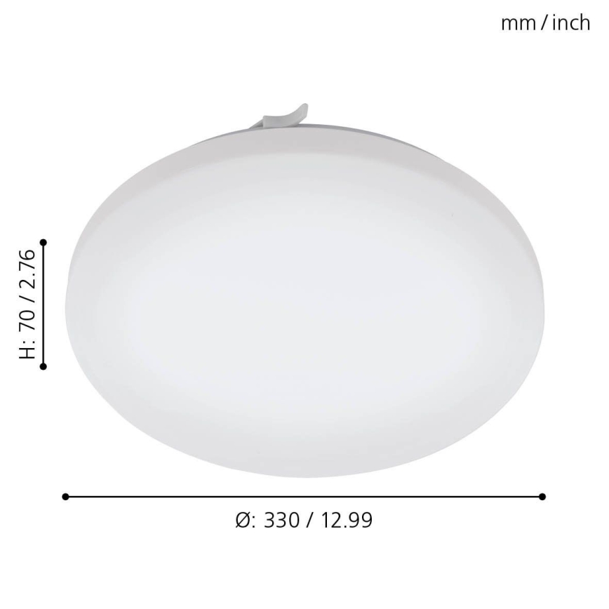 Eglo 79523 - LED Fürdőszobai mennyezeti lámpa TUSCOLA LED/14,6W/230V IP44