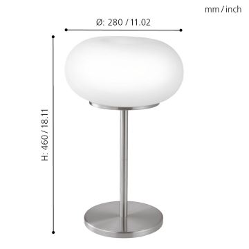 Eglo - asztali lámpa 2xE27/60W