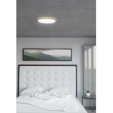 Eglo - LED RGBW Dimmelhető mennyezeti lámpa LED/16,5W/230V fekete ZigBee