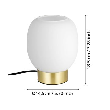 Eglo - Asztali lámpa 1xE27/40W/230V