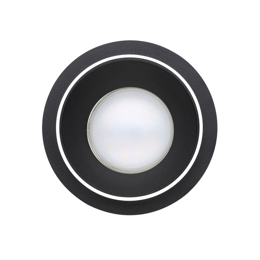 Eglo - Beépíthető lámpa 1xGU10/35W/230V fekete