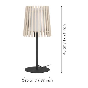 Eglo - Asztali lámpa 1xE27/25W/230V