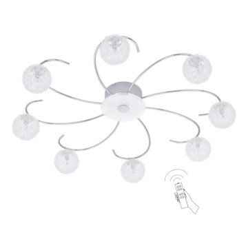 EGLO 91629 - CABRAS LED-es mennyezeti lámpa 8xG9/25W+4W LED