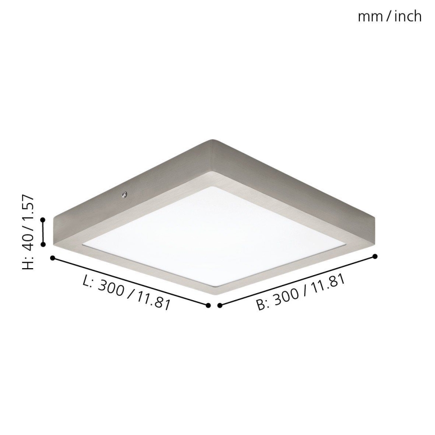 Eglo 94528 - LED Mennyezeti lámpa FUEVA 1 LED/22W/230V