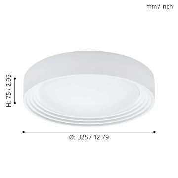 Eglo - LED Fürdőszobai lámpa LED/11W/230V