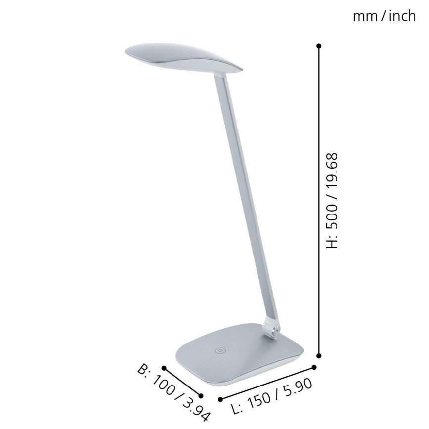 Eglo - LED Asztali lámpa 1xLED/4,5W/USB