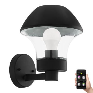 Eglo 97446 - LED Dimmelhető kültéri fali lámpa VERLUCCA-C 1xE27/9W/230V Bluetooth