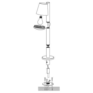 Eglo - LED RGB Dimmelhető kültéri lámpa CALDIERO-C 1xE27/9W/230V matt króm