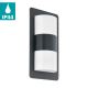 Eglo - Kültéri fali lámpa  2xE27/10W/230V IP44 fekete