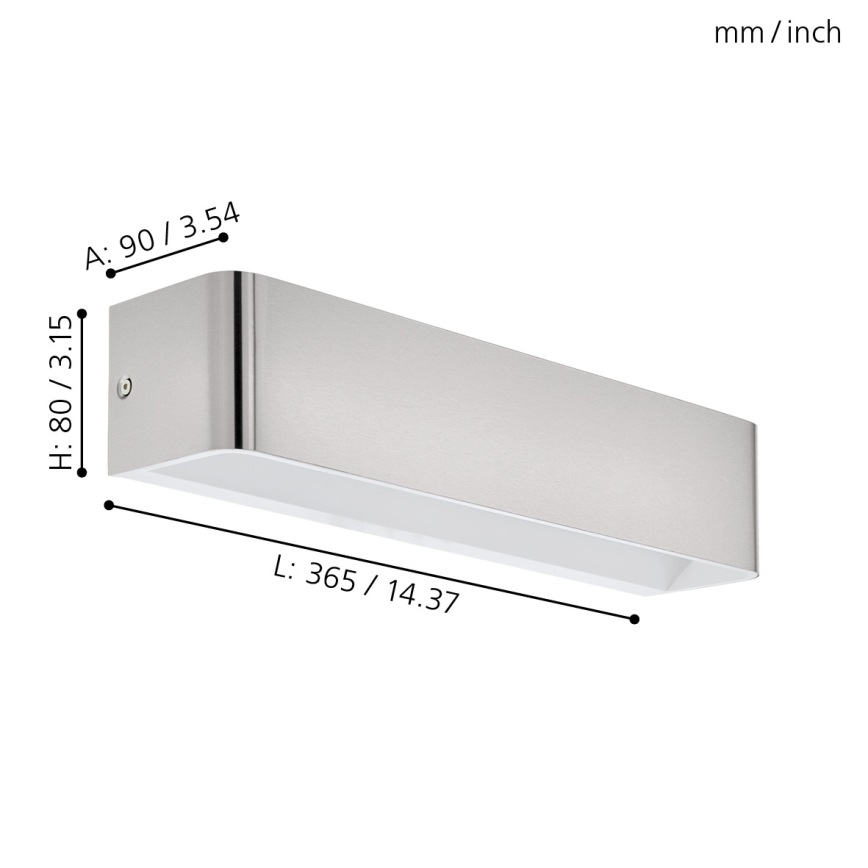 Eglo - LED Fali lámpa LED/12W/230V