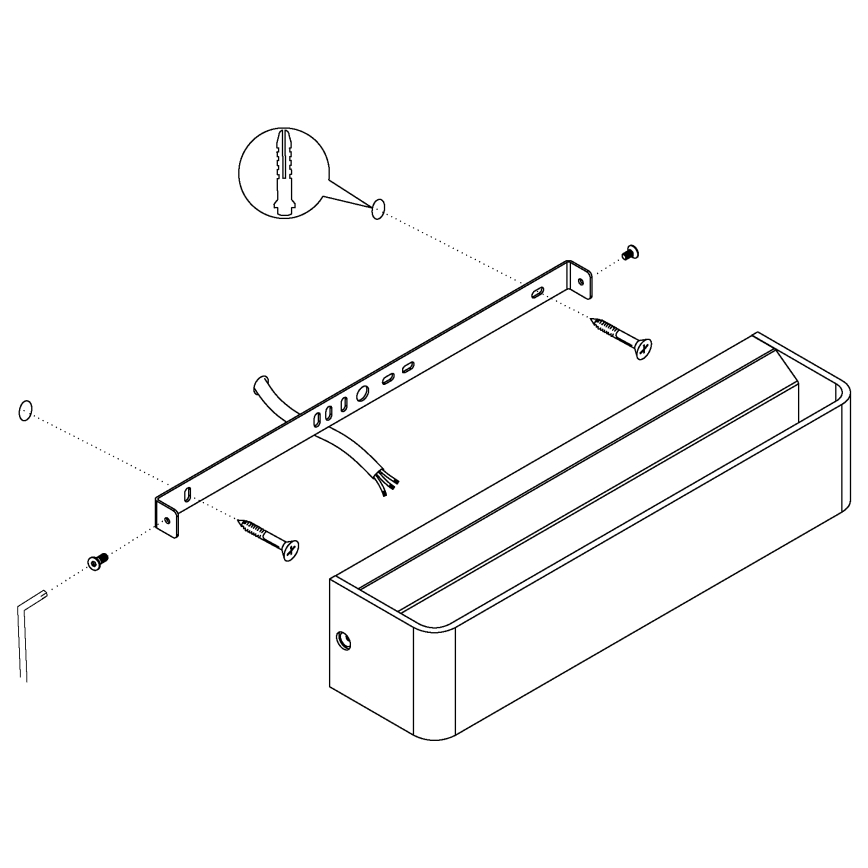 Eglo - LED Fali lámpa LED/12W/230V