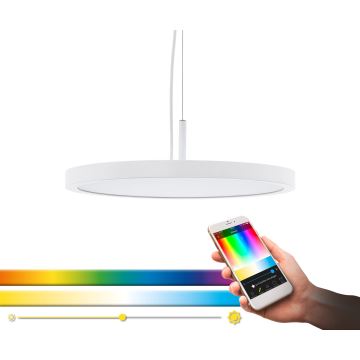 Eglo - LED RGB Dimmelhető csillár zsinóron CERIGNOLA-C LED/21W/230V + távirányító