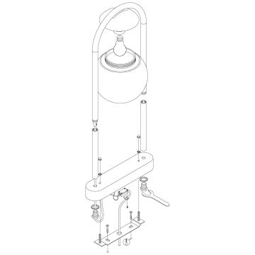 Eglo - Kültéri lámpa 1xE27/28W/230V IP44