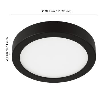 Eglo - LED Dimmelhető fürdőszobai lámpa LED/19,5W/230V IP44 ZigBee