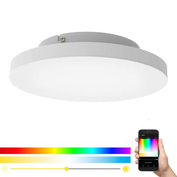 Eglo - LED RGB fényerő-szabályozós mennyezeti lámpa TURCONA-C LED/15W/230V + RC