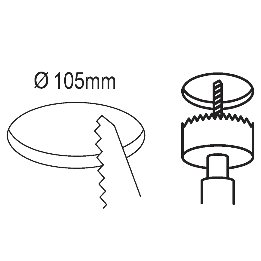 Eglo - LED Dimmelhető beépíthető lámpa/5,5W/230V