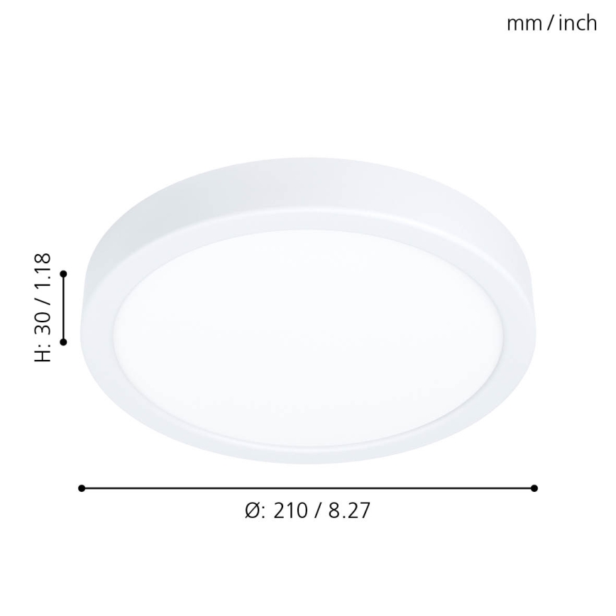 Eglo - LED Dimmelhető mennyezeti lámpa LED/16,5W/230V