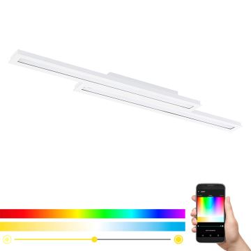 Eglo - LED RGB fényerő-szabályozós mennyezeti lámpa SALITERAS-C 2xLED / 10W / 230V