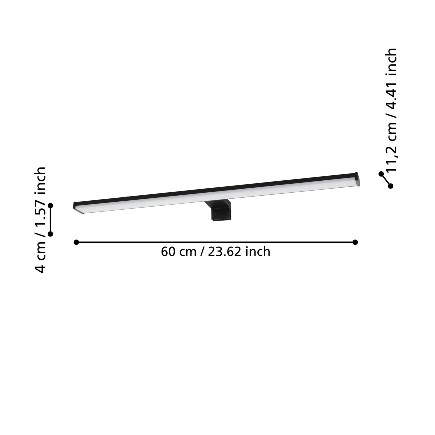 Eglo - LED fürdőszobai tükörmegvilágítás LED/11W/230V 4000K 60 cm IP44