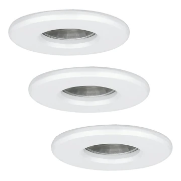 Eglo - KÉSZLET 3x LED fürdőszobai lámpa IGOA 1xGU10/3,3W/230V IP44