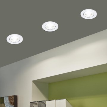 Eglo - KÉSZLET 3xLED Dimmelhető lámpa 3xLED/6W/230V fehér