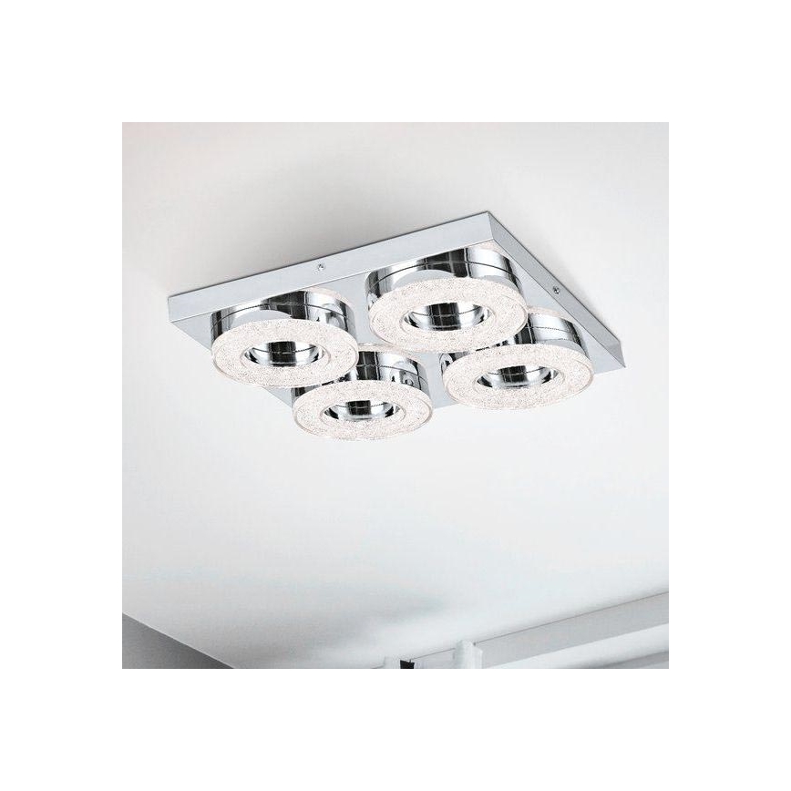 Eglo - LED Kristály mennyezeti lámpa 4xLED/4W/230V