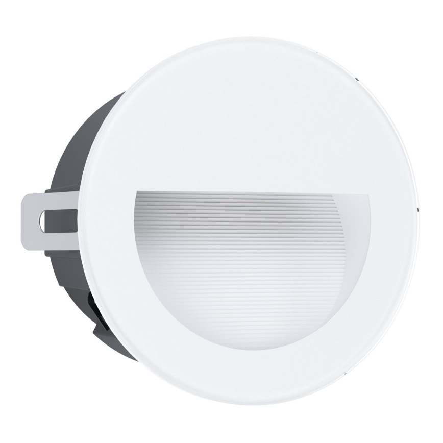 Eglo - LED Kültéri beépíthető lámpa LED/2,5W/230V IP65 fehér