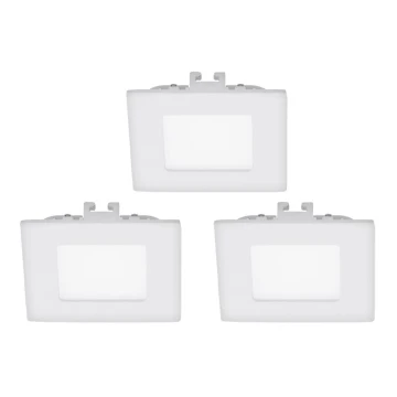 Eglo - SET 3x LED Beépíthető lámpa FUEVA 1xLED/2,7W/230V