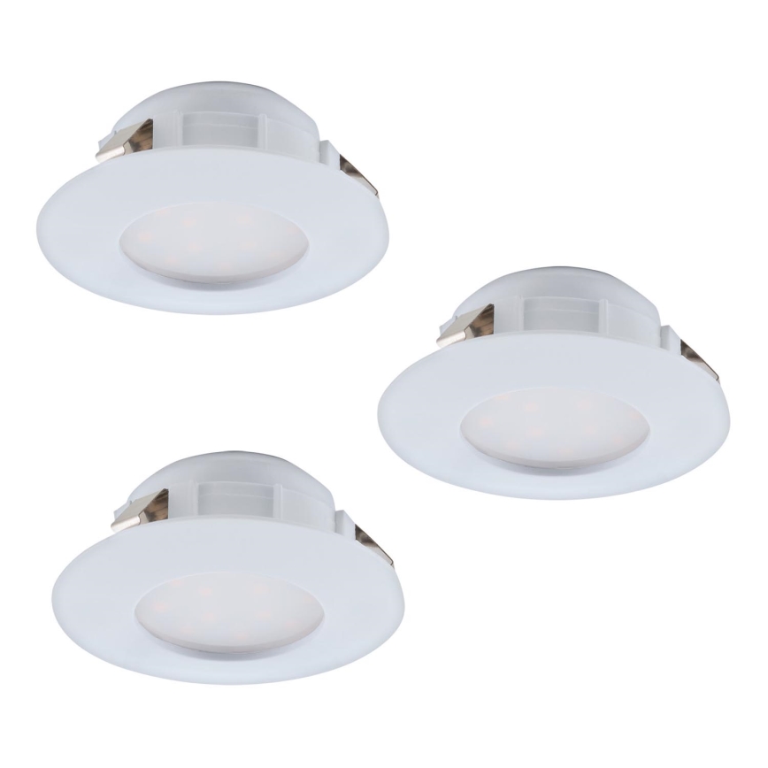 Eglo - SET 3x LED Beépíthető lámpa PINEDA 1xLED/6W/230V
