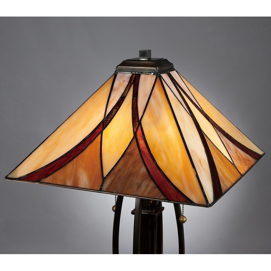 Elstead QZ-ASHEVILLE-TL - Asztali lámpa ASHEVILLE 2xE27/60W/230V