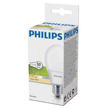 Kompakt izzó Philips E27/11W/230V 2700K