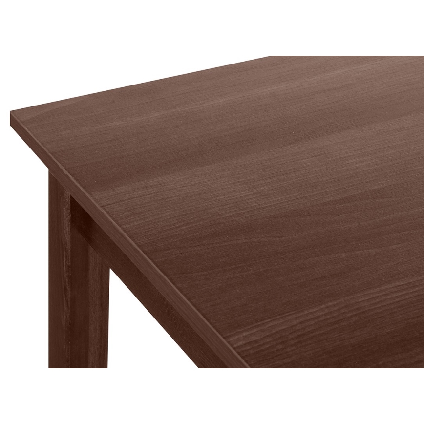 Étkezőasztal EVENI 76x60 cm bükkfa/barna