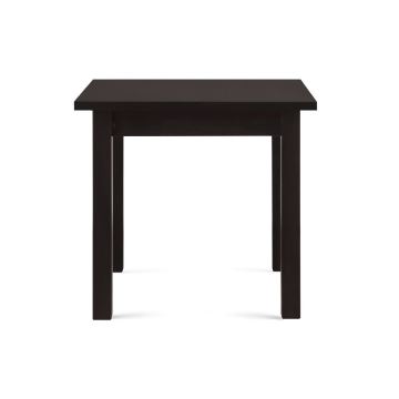 Étkezőasztal HOSPE 78x80 cm bükkfa/wenge