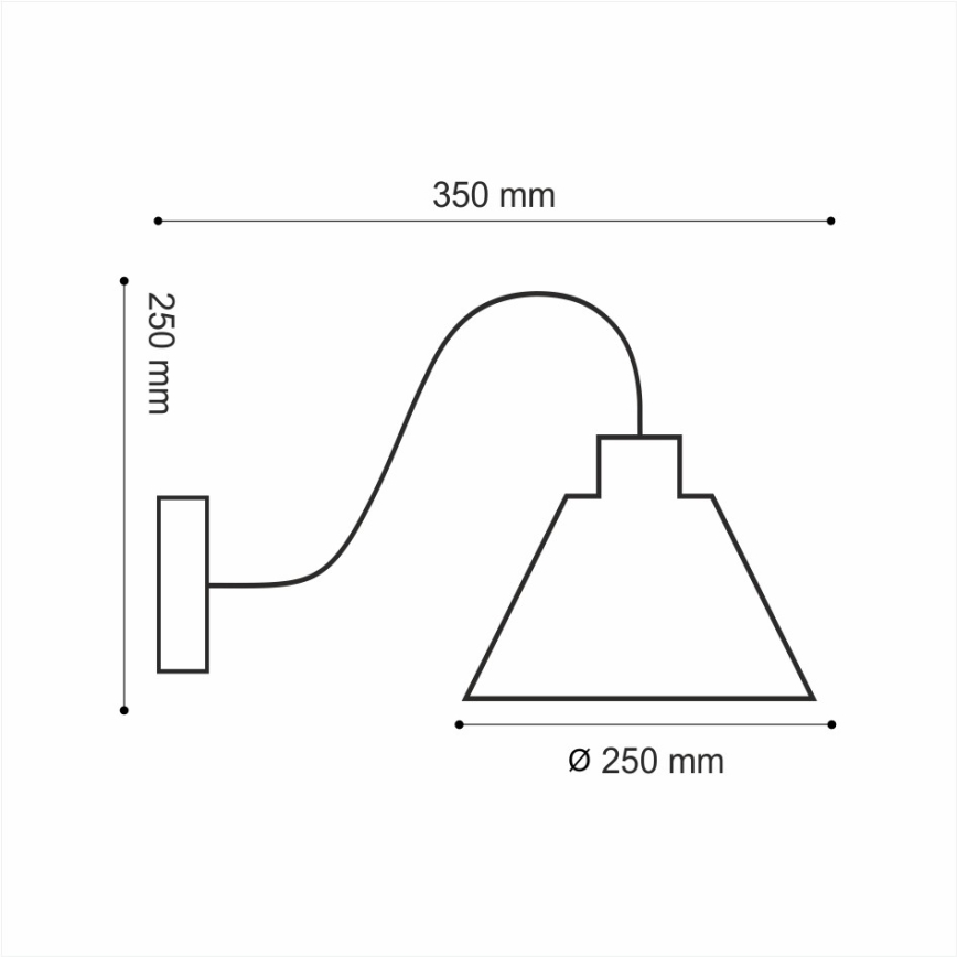 Fali lámpa LOFT 1xE14/40W/230V