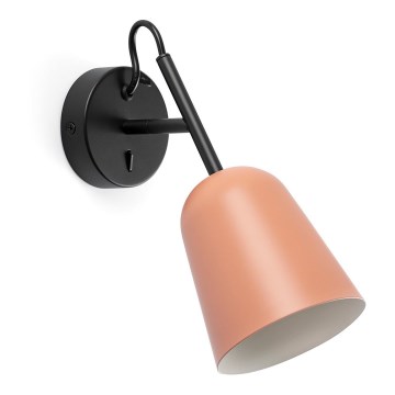 FARO 28275 - Fali lámpa STUDIO 1xE14/8W/230V rózsaszín/fekete