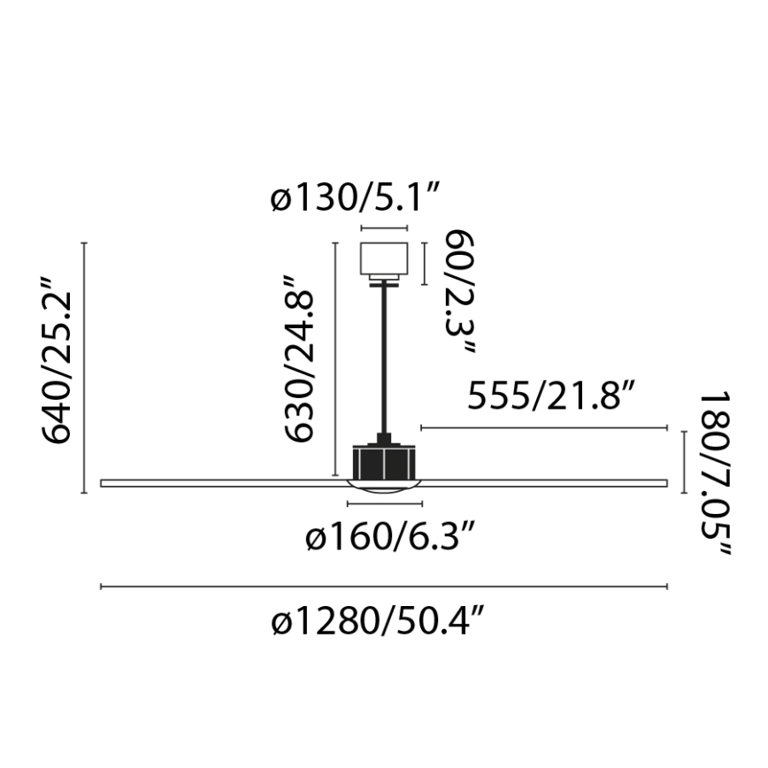 FARO 33395-10 - LED Mennyezeti ventilátor JUST FAN LED/16W/230V fekete/barna á. 128 cm + távirányító