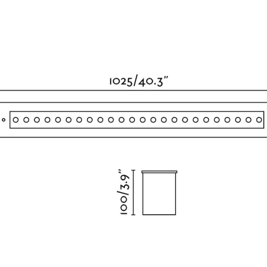 FARO 70448 - LED Kültéri beépített lámpa GRAVA LED/42W/24V IP67