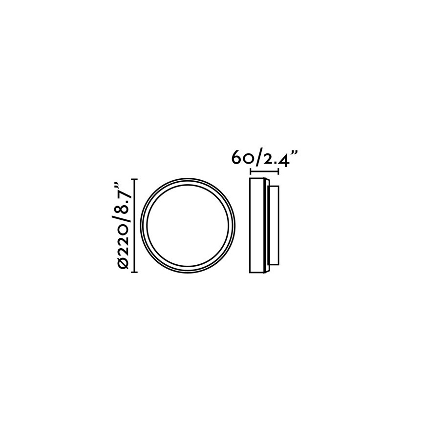 FARO 70683 - LED Kültéri fali lámpa TOM LED/11W/230V IP65