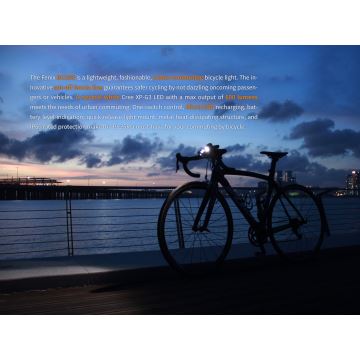 Fenix BC25R - LED Újratölthető kerékpár lámpa LED/USB IP66 600 lm 36 óra