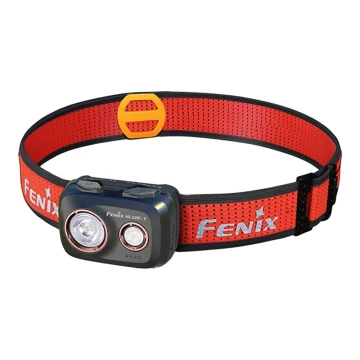 Fenix HL32RTBLCK - LED Tölthető fejlámpa LED/USB IP66 800 lm 300 h fekete/narancs