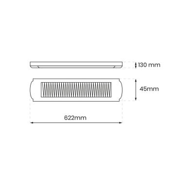 Fénycsöves lámpa 1xG13/18W/230V