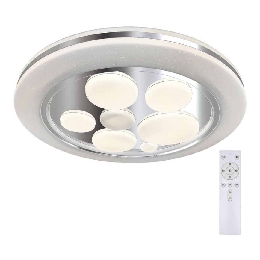 Fényerő-szabályozós mennyezeti LED lámpa BUBBLES LED/48W/230V + távírányító