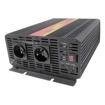 Feszültség átalakító 2000W/24V/230V