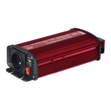 Feszültség átalakító 600W/12/230V + USB